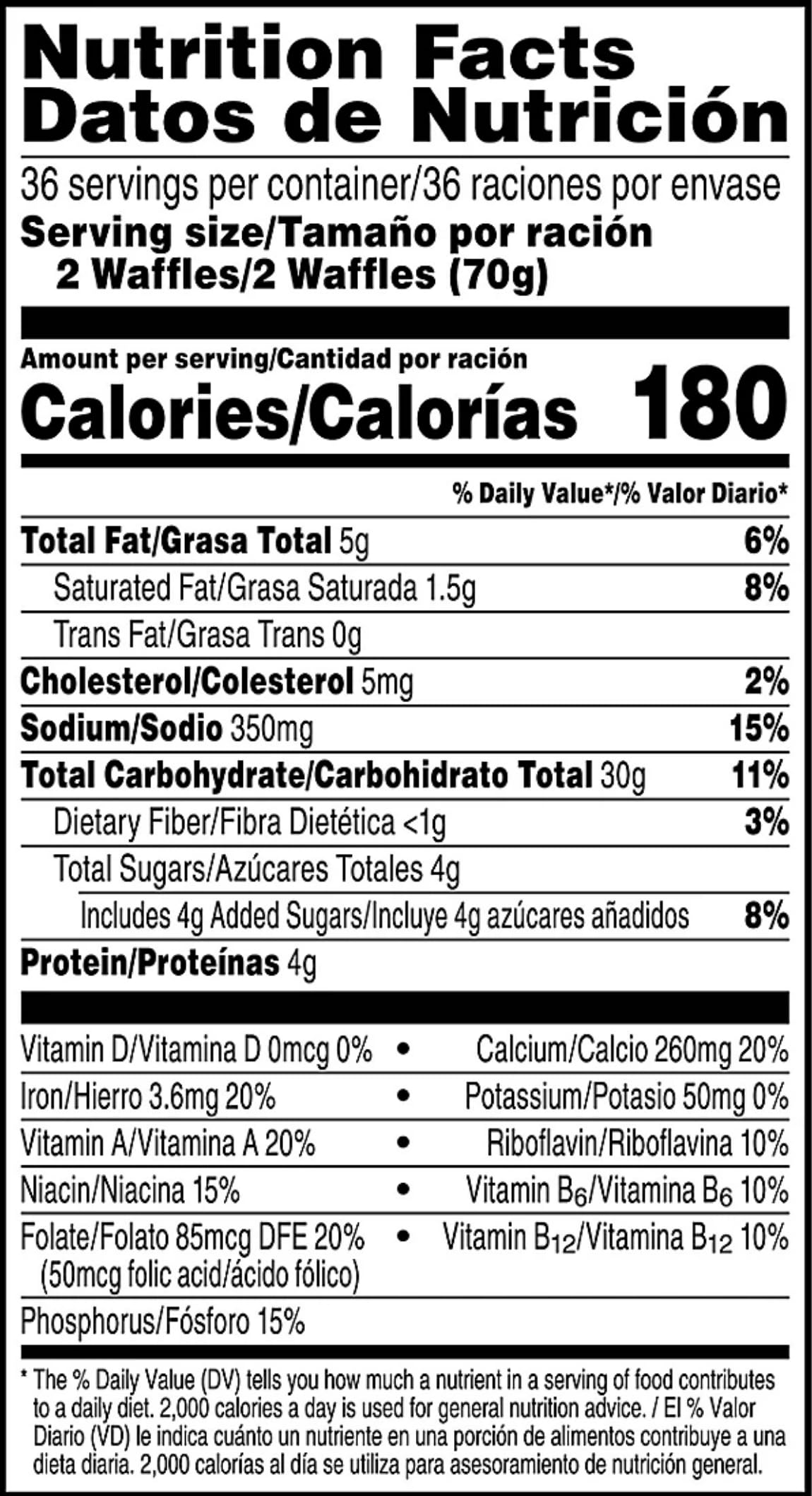 Salutem Vita - Eggo Homestyle Waffles Family Pack, 72 Count - Frozen Breakfast Waffles for Quick & Easy Morning Meals, Kids Snacks & Family Breakfasts