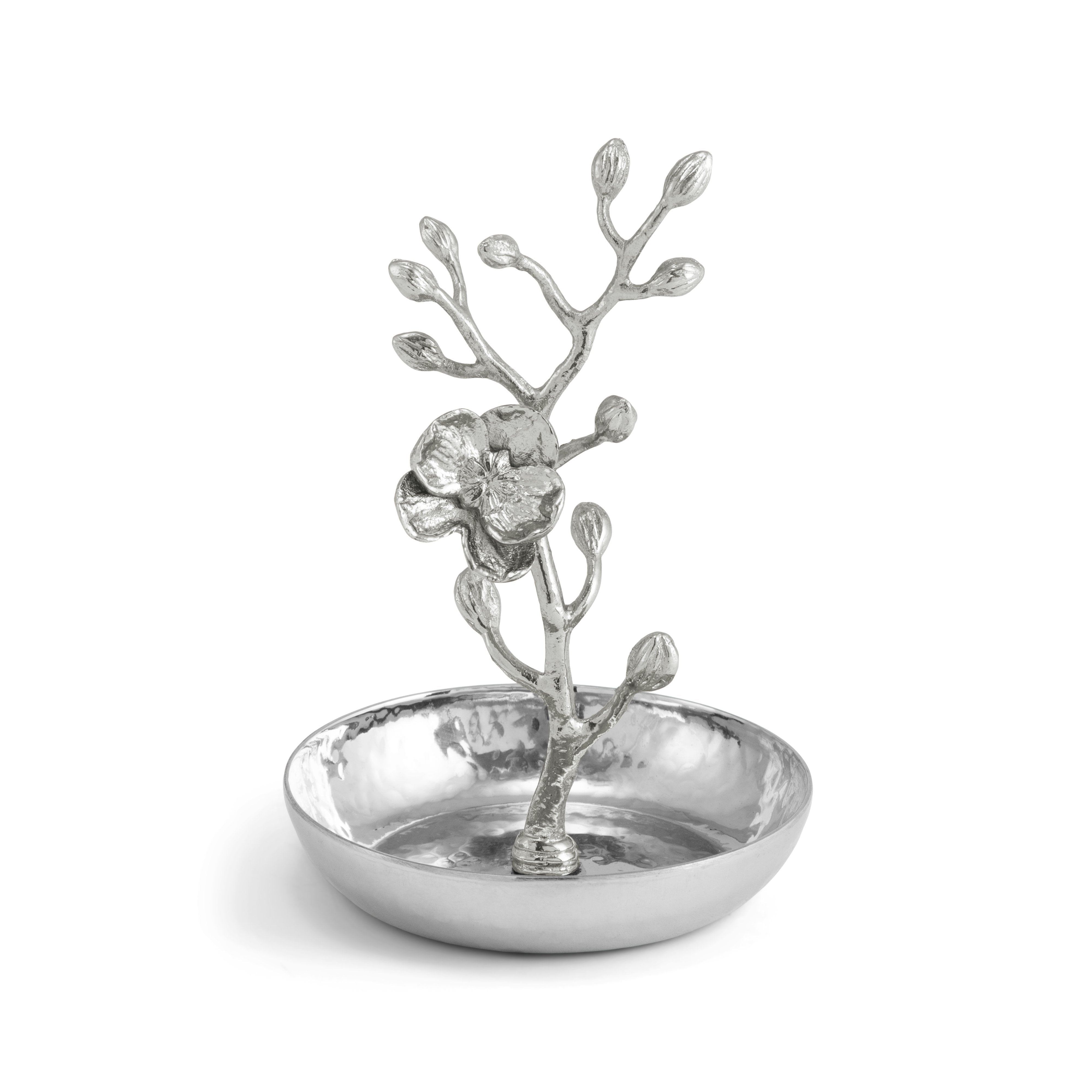 Elegant White Orchid Flower Ring for Women - Sterling Silver Floral Jewelry Gift for Her - Perfect for Weddings, Anniversaries & Special Occasions