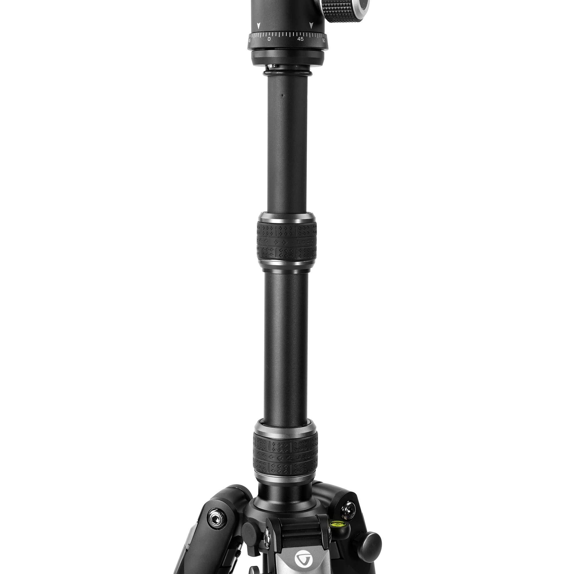 Vanguard VEO3T235ABP Aluminum Travel Tripod with Ball Head - Lightweight Compact Tripod for DSLR & Smartphone Photography | Perfect for Travel, Hiking, Vlogging & Outdoor Adventures