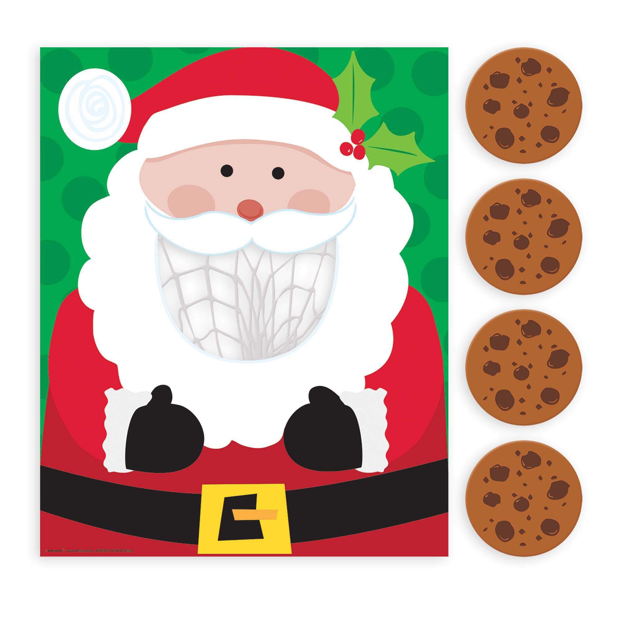 ELEGANI Santa Disc Toss Game Set - Fun Christmas Party Supplies for Holiday Celebrations, Family Gatherings & Outdoor Festive Activities