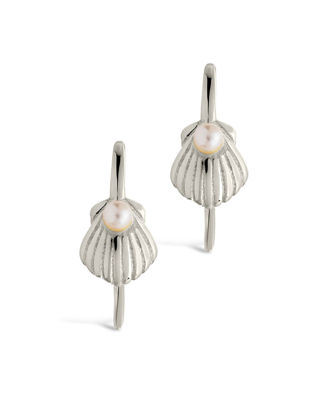 Marjorie Pearl Shell Threader Earrings – Dainty & Elegant Jewelry for Women | Perfect for Weddings, Parties & Everyday Wear