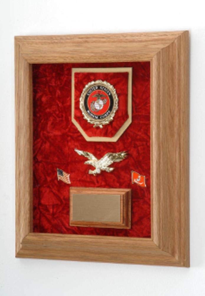 Deluxe Awards Display Case for Military Flags - Premium Tribute to Soldiers - Perfect for Veterans Day, Memorial Day & Military Home Decor