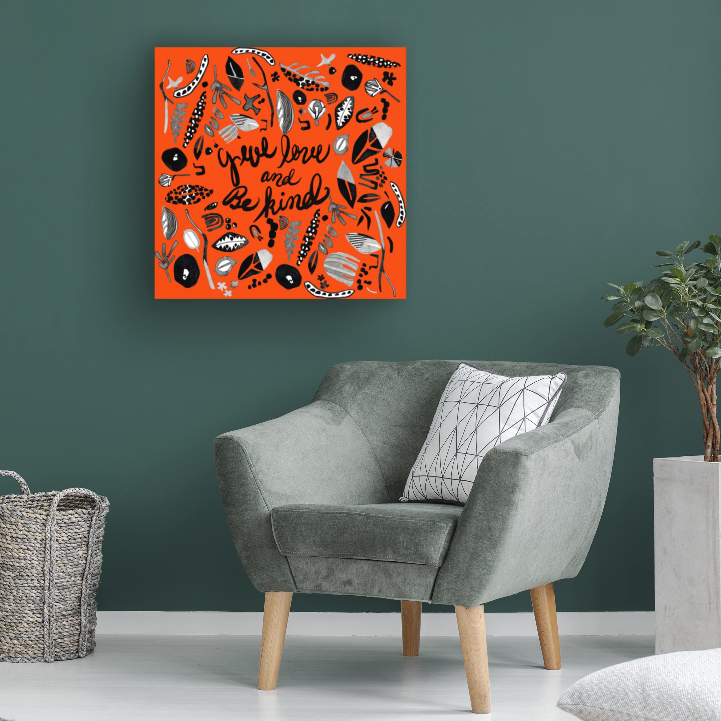 Trademark Fine Art 'Woodland Wonder II' Canvas Wall Art by Blanckslate - Nature Inspired Home Decor for Living Room, Bedroom & Office