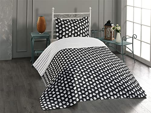Dark Grey and White