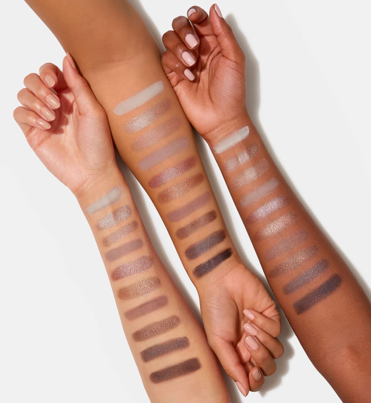 ENIVO Rose Gold Eyeshadow Palette - 18 Highly Pigmented Shades with Metallic Finish | Long Lasting Makeup for Party, Wedding & Night Out Looks