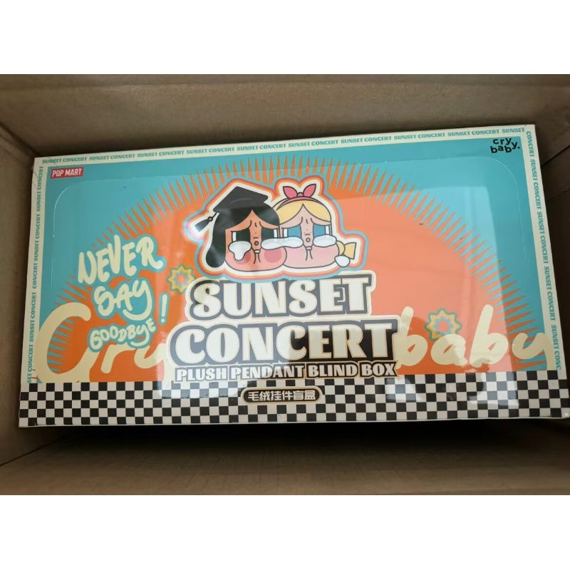 Crybaby Sunset Concert Plush Pendant Series - Complete Set Brand New with Plastic Packaging | Cute Anime Merchandise for Fans, Gift for Music Lovers, Kawaii Room Decor