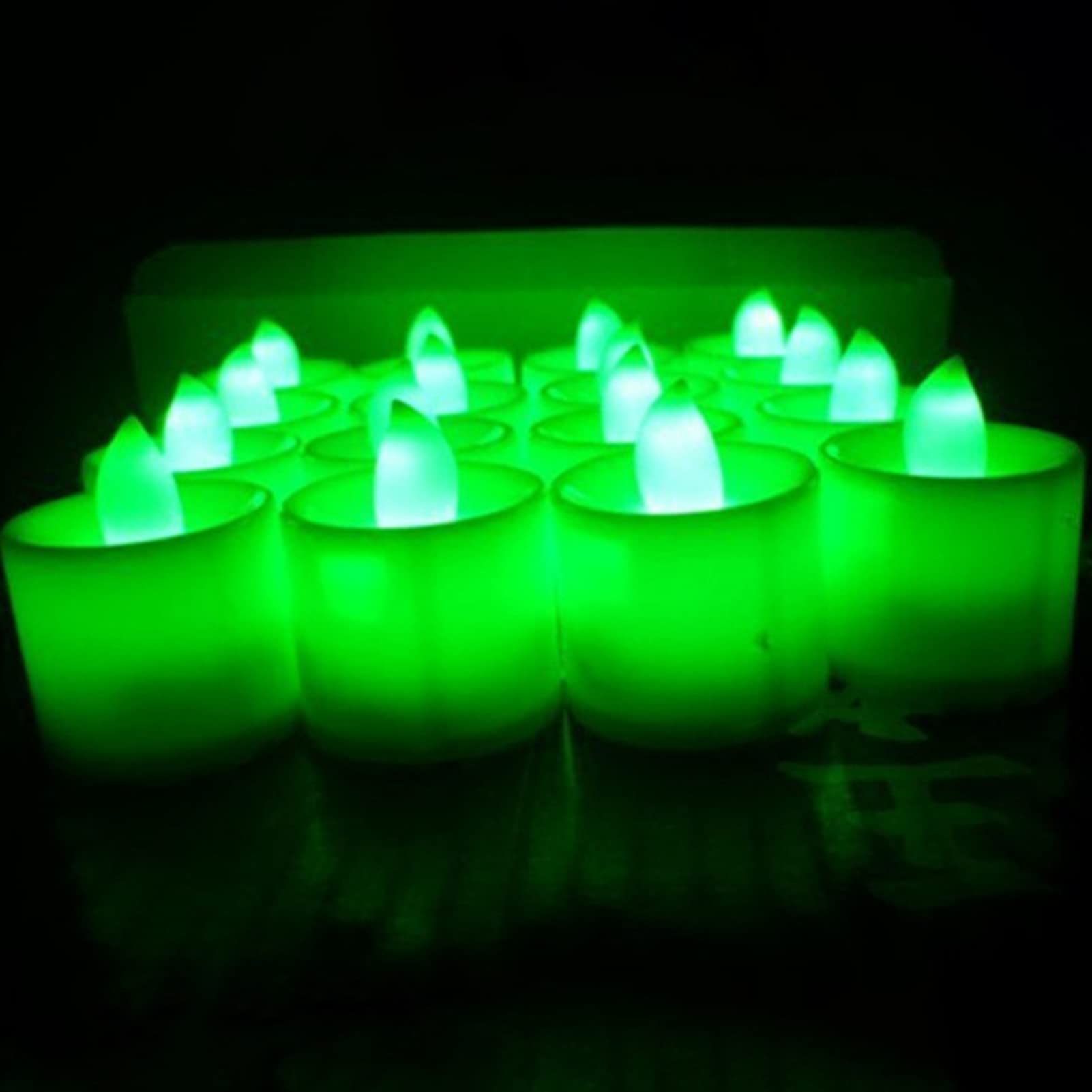 NUZYZ Reusable Battery-Powered Multicolor Flameless LED Candles - Decorative LED Candle Lights for Patio, Party, Birthday & Home Decor | Perfect for Romantic Dinners, Weddings, and Holiday Ambiance