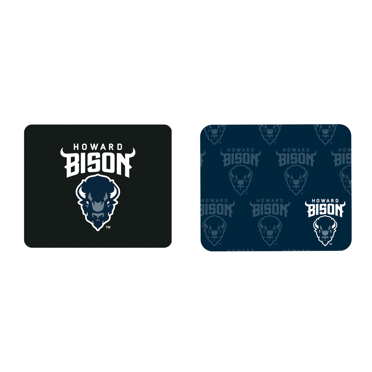 Howard University Mouse Pad - Non-Slip Fabric Gaming & Office Desk Mat with Logo (Standard/Fan Pack of 3) - Perfect for Dorm Rooms, Workstations & Gamer Setups