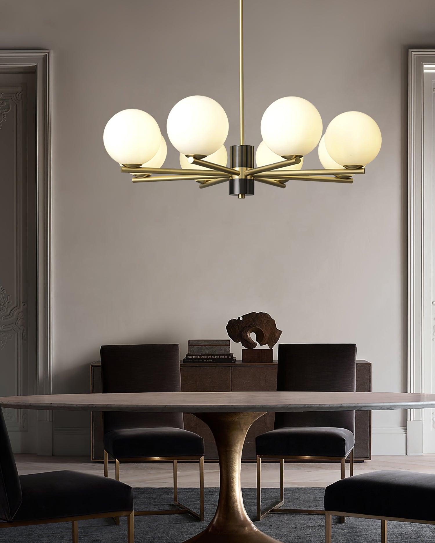 Marais Chandelier - Modern Crystal Ceiling Light Fixture for Dining Room, Living Room & Bedroom | Elegant Lighting Decor for Home & Office