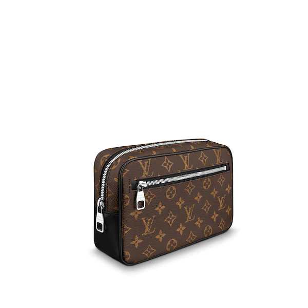 LV Kasai Clutch Monogram Macassar Canvas Crossbody Bag - Luxury Designer Handbag for Women, Perfect for Evening Parties & Date Nights