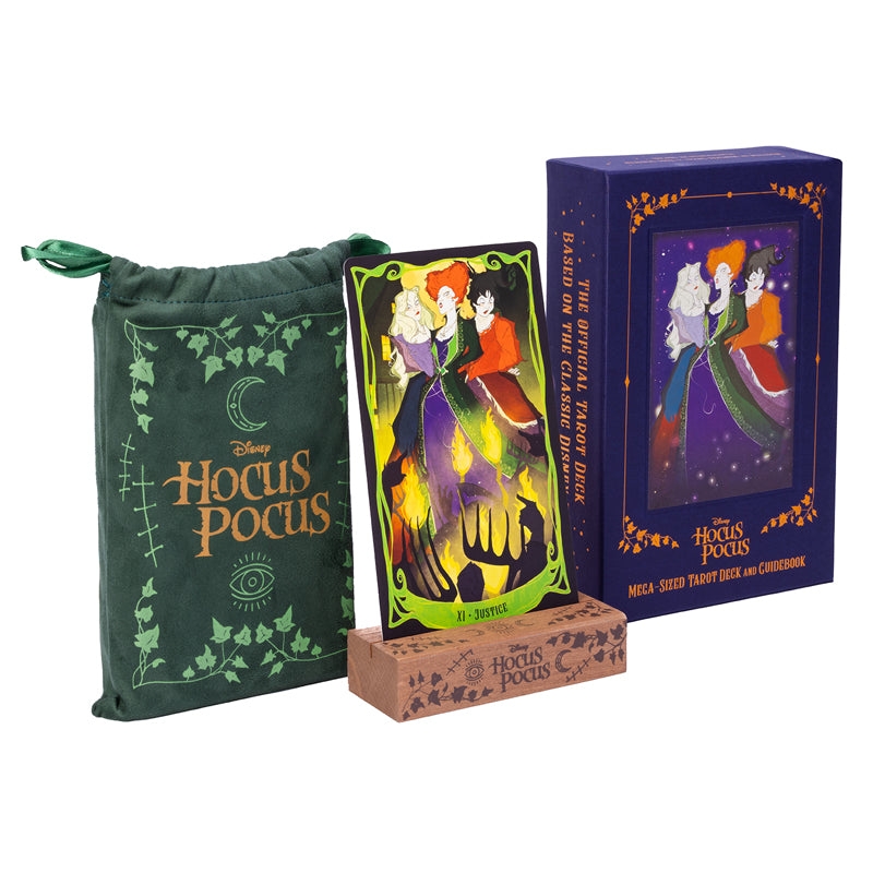 Mega Sized Tarot Cards - Hocus Pocus Tarot Deck with Guidebook for Beginners & Professionals | Perfect for Divination, Meditation & Spiritual Growth