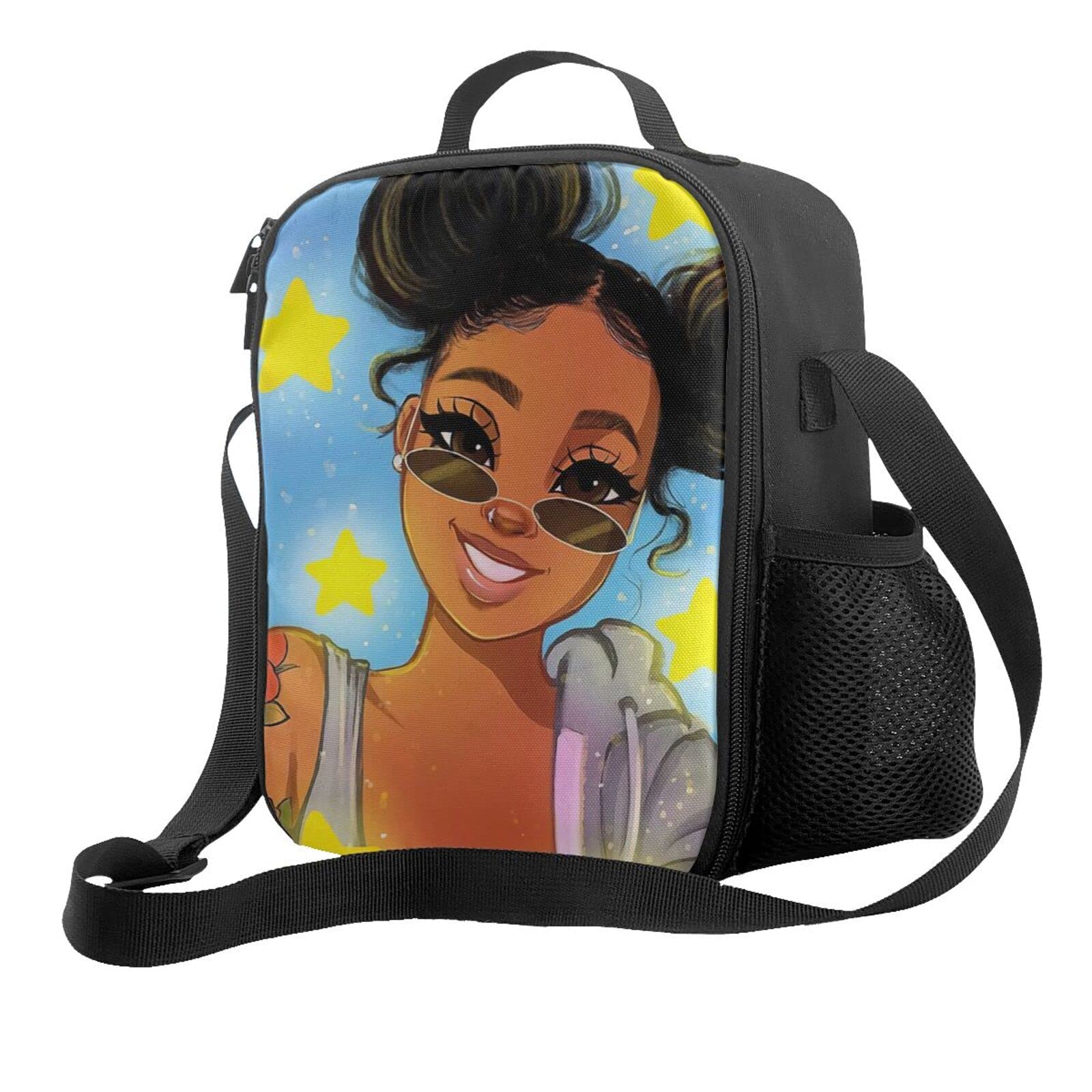 Premium Insulated Leakproof Lunch Bag with Adjustable Shoulder Strap - Thermal Reusable Lunch Tote for Women & Men - Perfect for Work, School, Picnic, Travel & Outdoor Activities