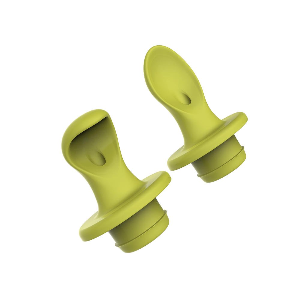 Kiinde Foodii Reusable Silicone Squeeze Spoon Attachment for Homemade Baby Food Pouches - 2 Pack | Easy & Convenient Food Maker System for Infants & Toddlers | Perfect for On-the-Go Feeding, Travel & Mess-Free Mealtime