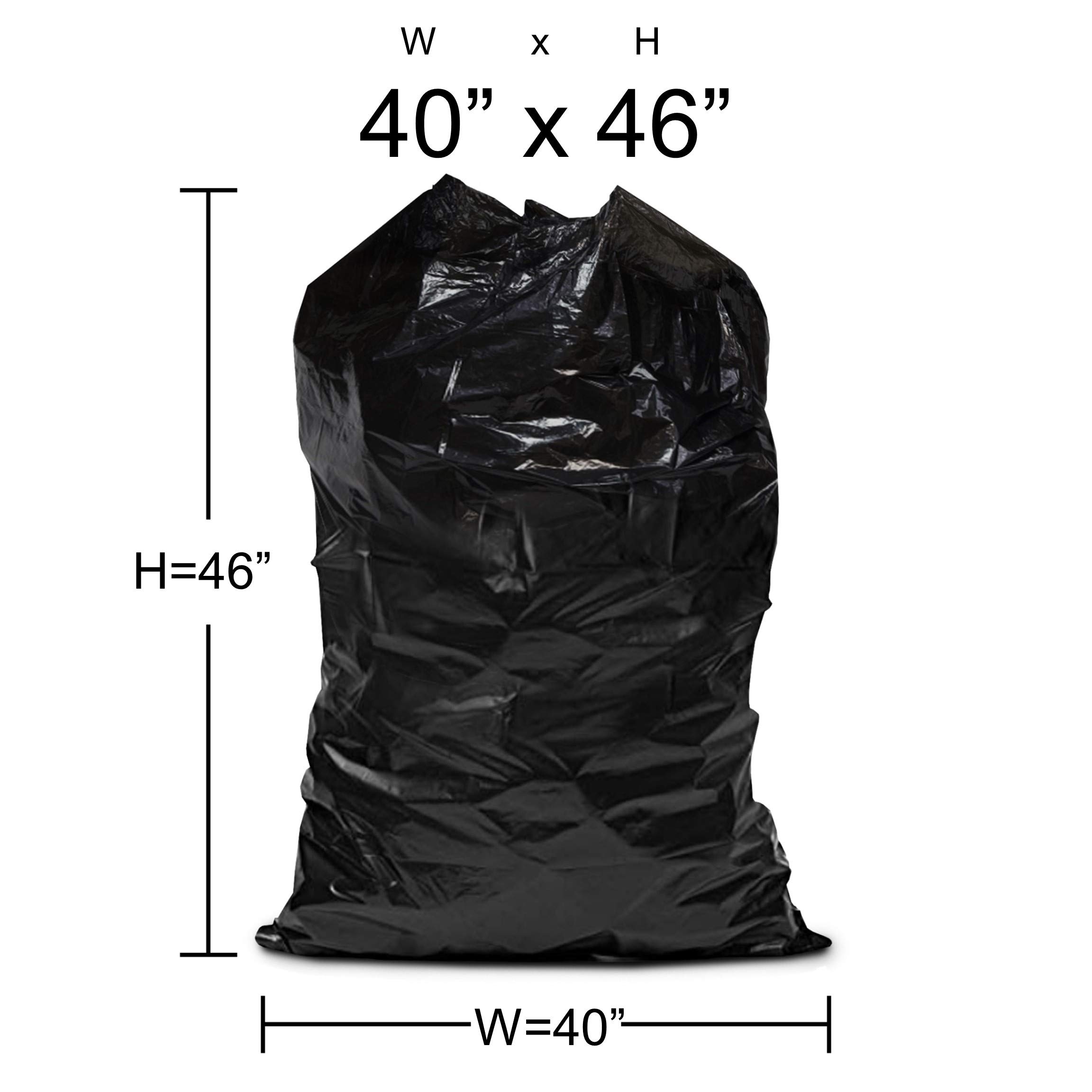 40-45 Gallon Heavy Duty Trash Bags 40