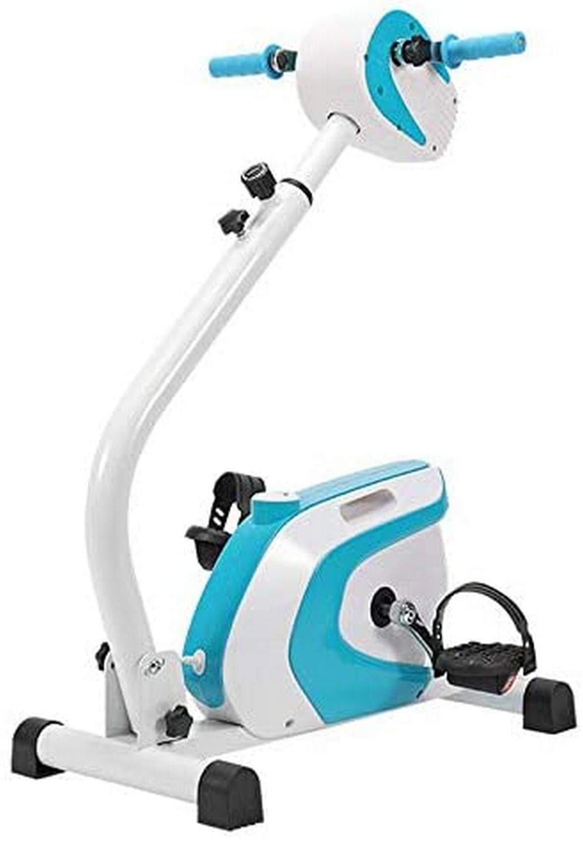 Sywlwxkq Elliptical Pedal Exerciser - Adjustable Resistance Under Desk Bike with LCD Display, Quiet Home Workout Equipment for Legs & Arms - Perfect for Office, Home Gym & Physical Therapy