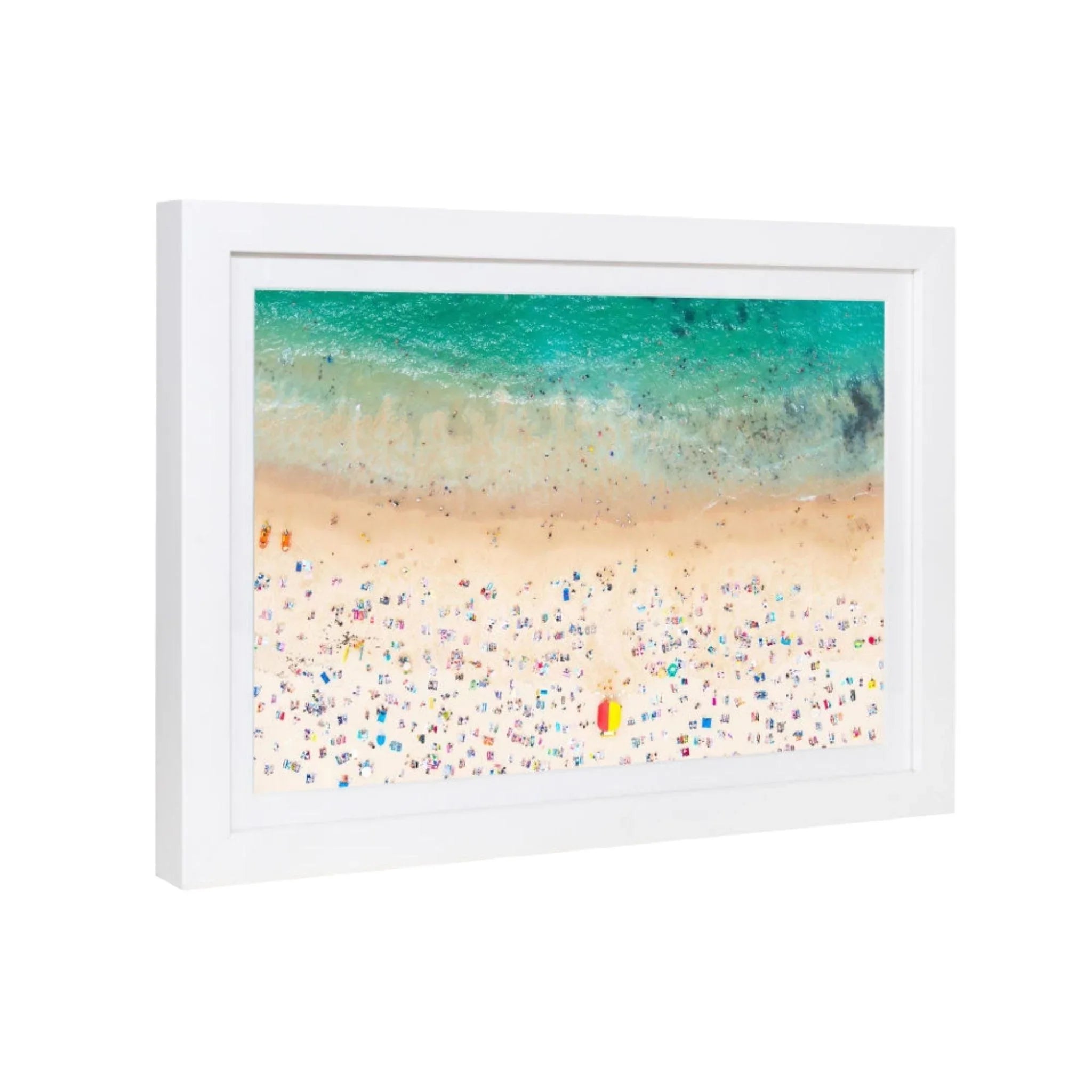 Coogee Beach Mini Framed Print by Gray Malin - Stunning Coastal Wall Art for Home & Office Decor | Perfect for Beach House, Living Room & Gift Giving