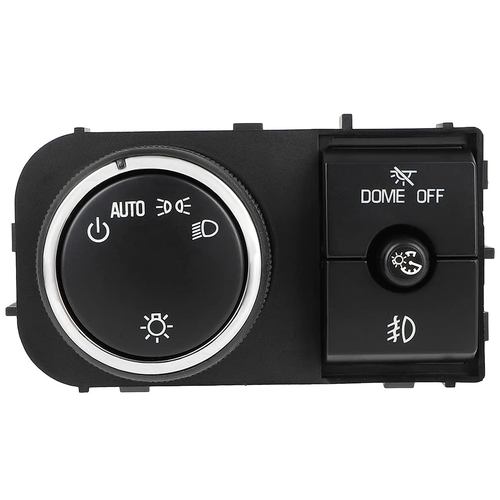 Multi-Function Headlight Switch Compatible with Chevy Tahoe, Suburban & Cadillac Escalade - OE 25858705 Replacement Part - Perfect for Night Driving & Off-Road Adventures