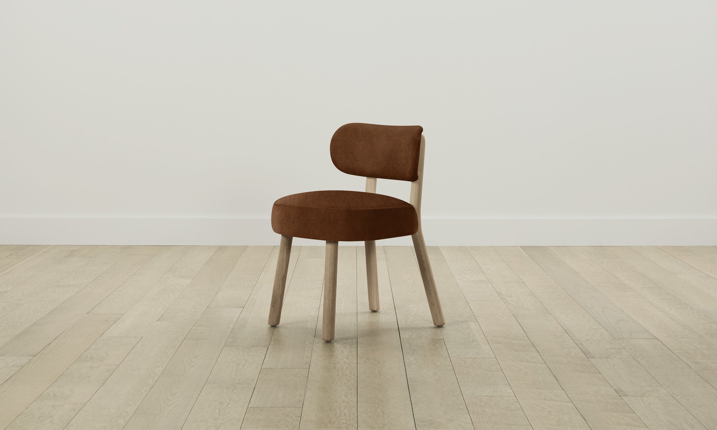 Premium Tuscan Leather Cognac Jane Dining Chair - Elegant & Comfortable for Home, Restaurant, and Office Use
