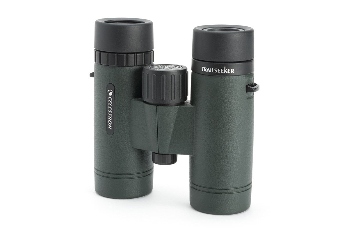 TrailSeeker 8x32mm Roof Prism Binoculars for Hiking, Bird Watching & Outdoor Adventures - Compact & Lightweight Green Binoculars with High-Resolution Optics