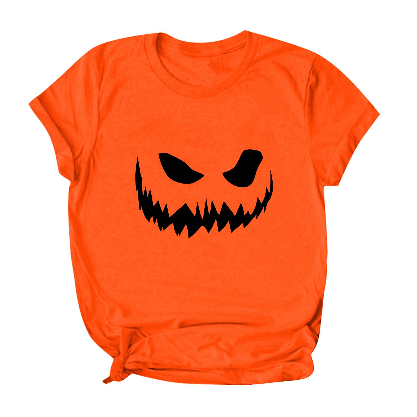 Halloween Women's T-Shirt - Cute Graphic Short Sleeve Loose Fit Tee for Summer | Perfect for Halloween Parties, Costume Contests & Casual Wear