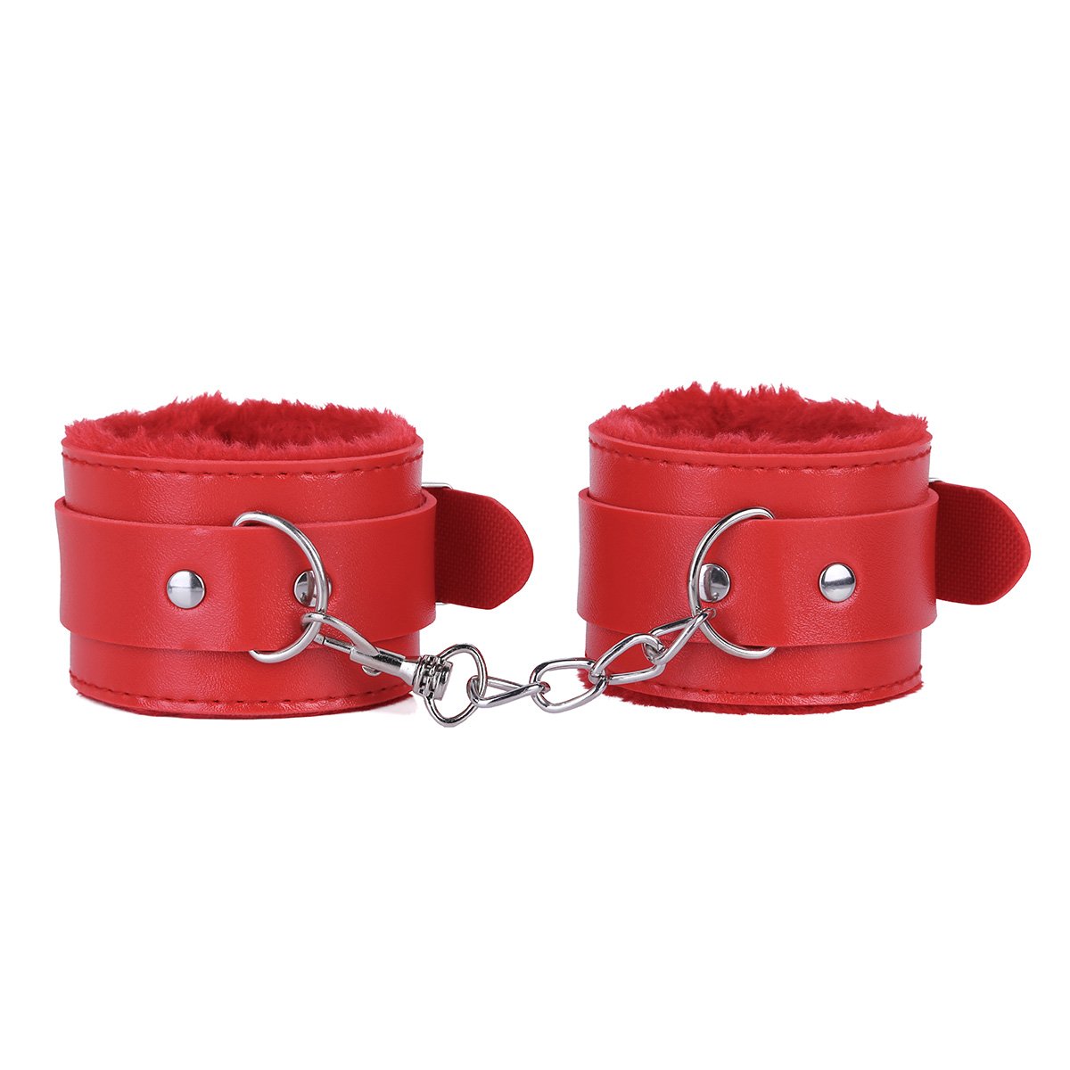 Adjustable PU Leather Wrist & Ankle Cuffs - Unisex Restraints for Play