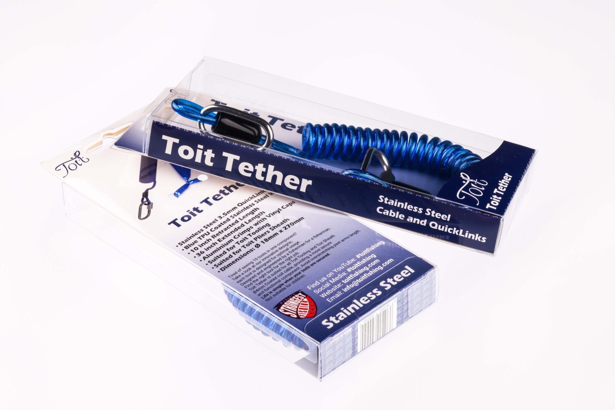 Toit Fishing Tool Tether - Secure Fishing Gear Holder for Anglers | Perfect for Kayak, Boat & Shore Fishing Accessories