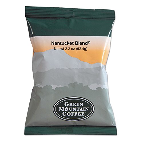 Green Mountain Coffee Nantucket Blend Medium Roast Ground Coffee - Premium Breakfast Blend for Home Brewing & Office Use