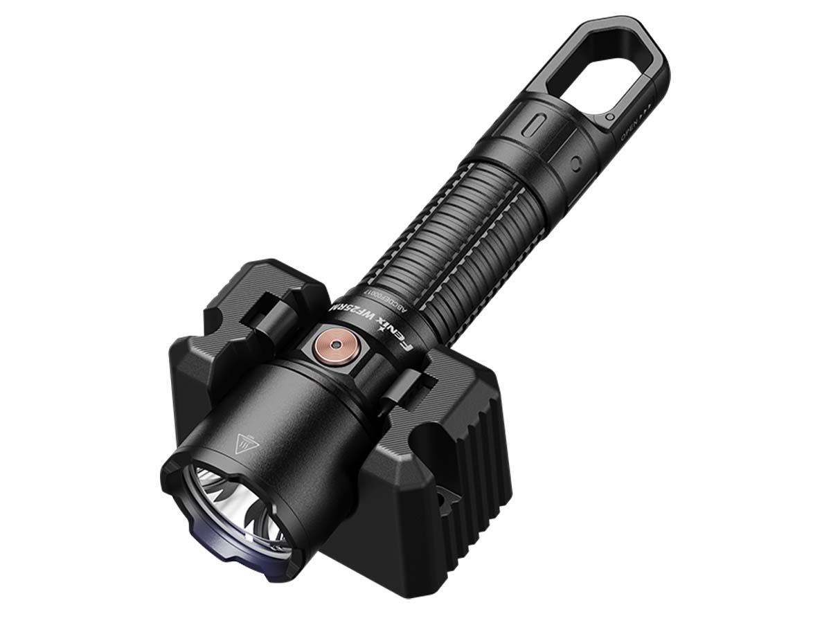 Fenix WF25RM Rechargeable Work Flashlight with Charging Dock - 1200 Lumens, IP68 Waterproof, Durable LED Flashlight for Camping, Hiking, Emergency & Outdoor Activities