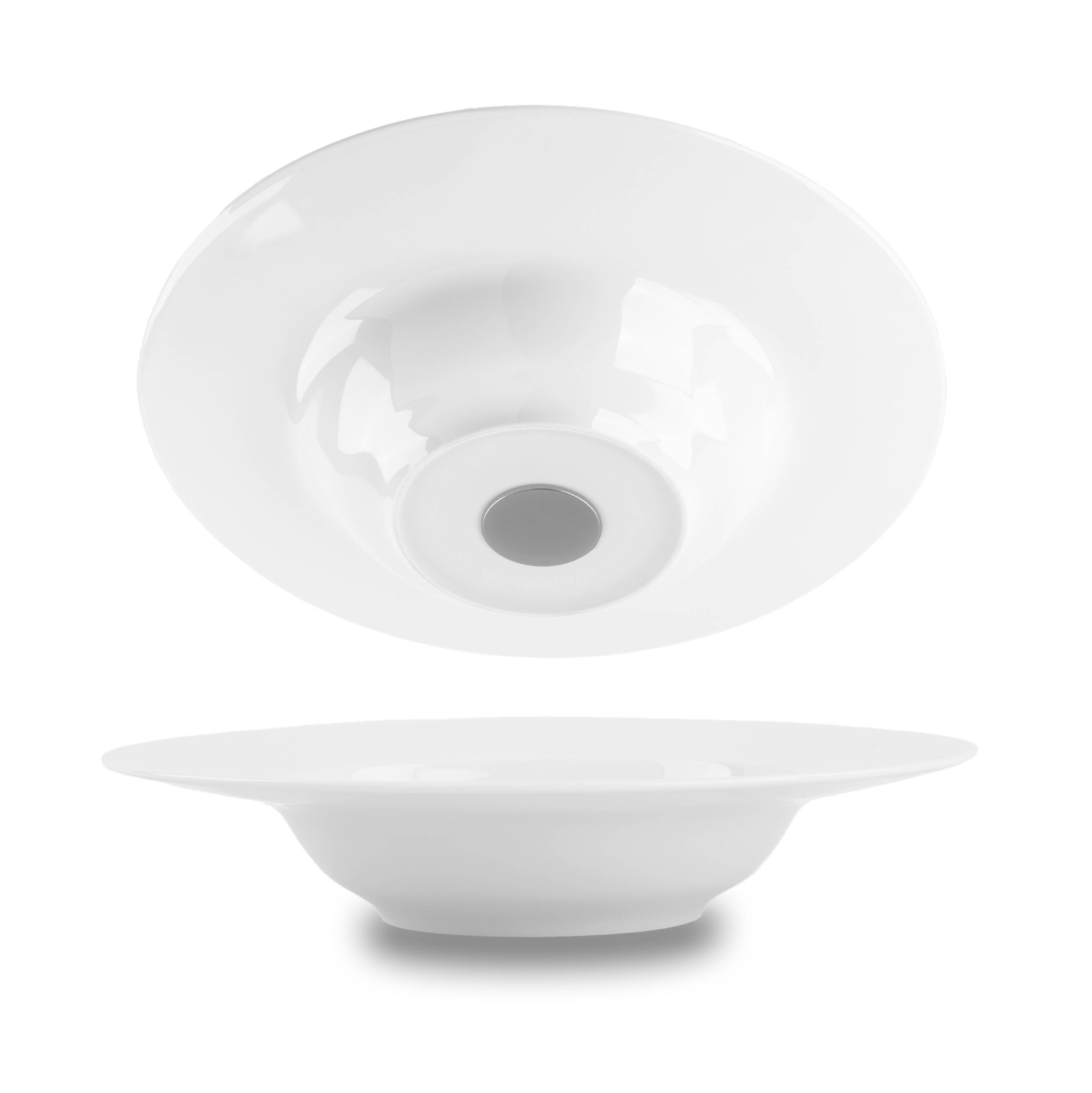 Premium Porcelain Magnetic Dinner Plates - 23.5cm Set for Elegant Dining & Entertaining | Perfect for Restaurants, Dinner Parties & Home Decor