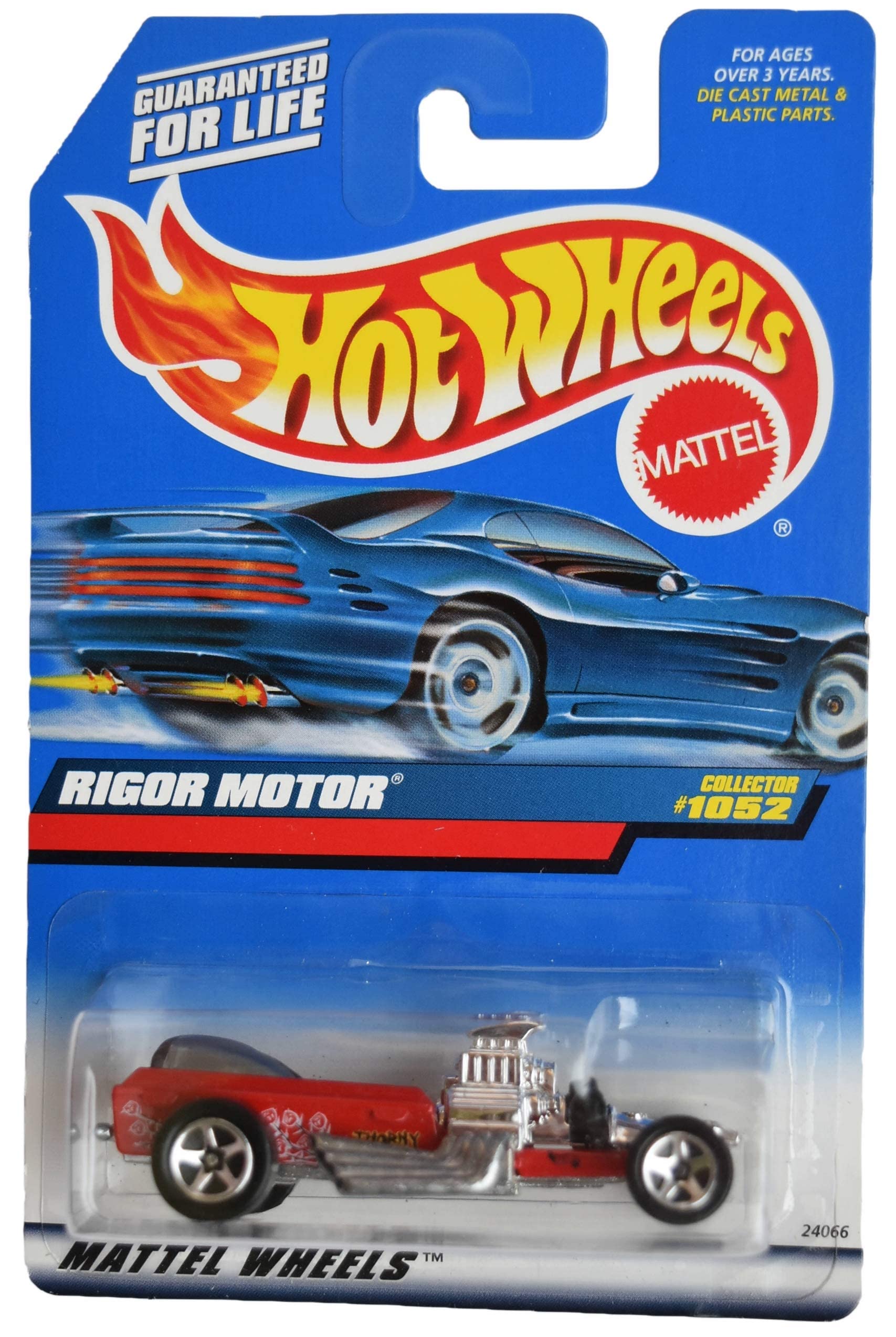 Hot Wheels Rigor Motor Die-Cast Toy Car - Red #1052 | Collectible & Racing Fun for Kids & Adults | Perfect for Playtime, Gifts & Display