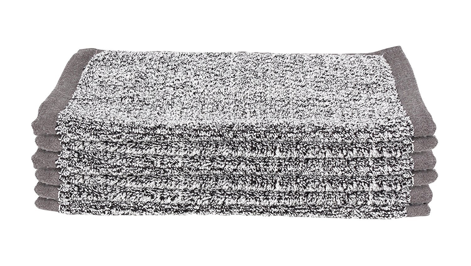 Premium Diamond Jacquard Bath Towels - 6 Pack Soft & Absorbent 13