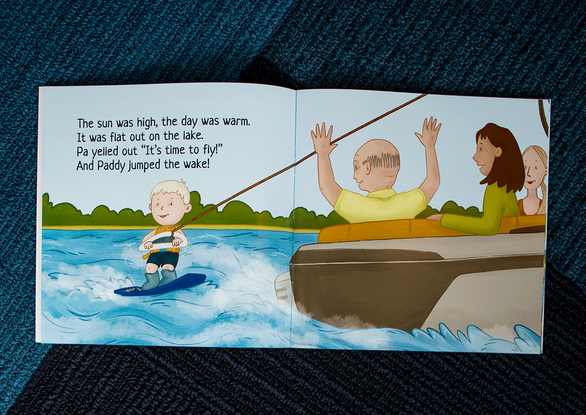 Paddy Learns to Wakeboard - Children's Water Sports Book for Kids & Beginners | Perfect for Summer Activities, Beach Trips & Water Adventure Gifts