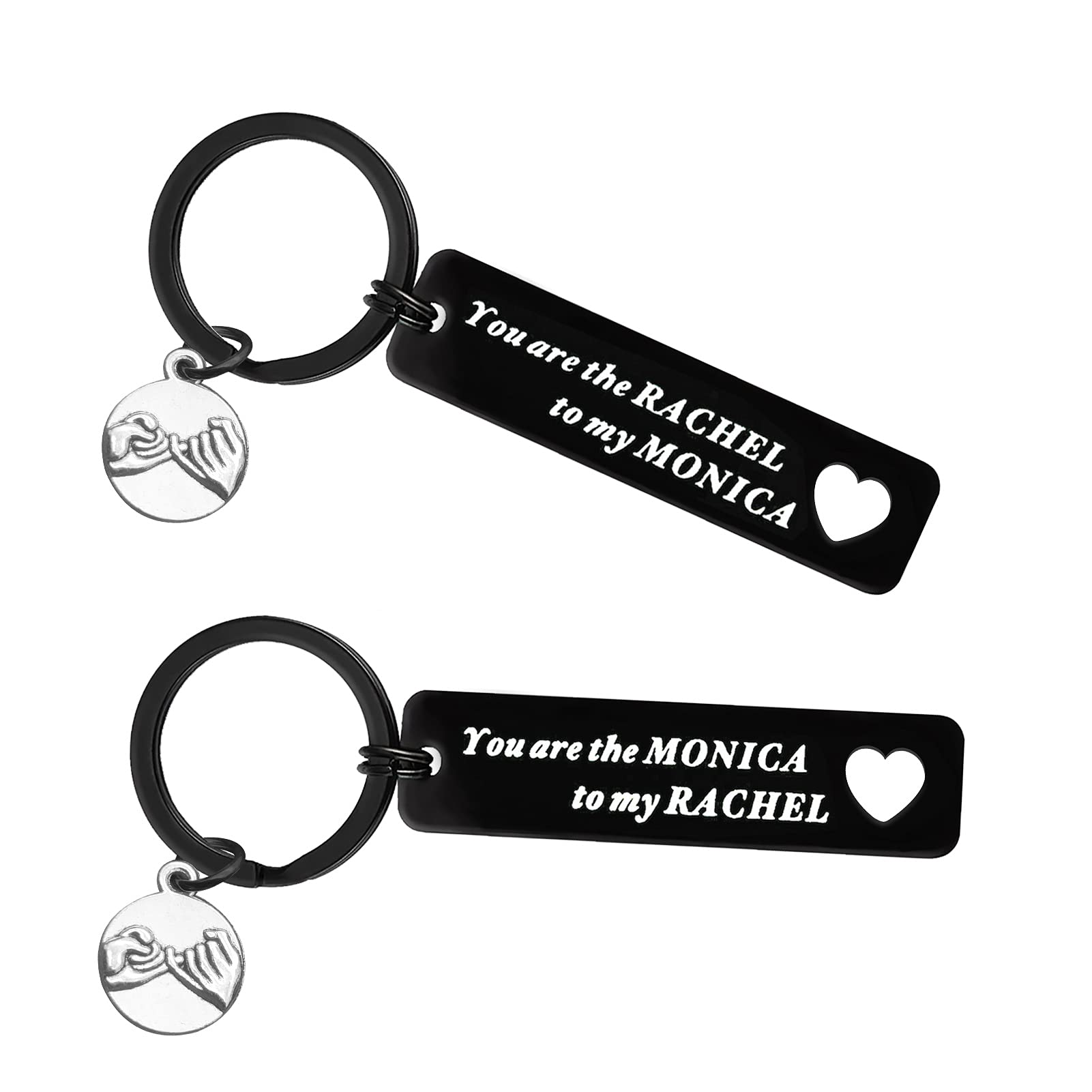 Best Friend Keychain - Personalized Friendship Gifts for Women, Mothers Day, Christmas & Birthday Presents - Cute Matching BFF Jewelry for Couples, Sisters & Besties - Perfect for Everyday Carry, Gift Giving & Special Occasions