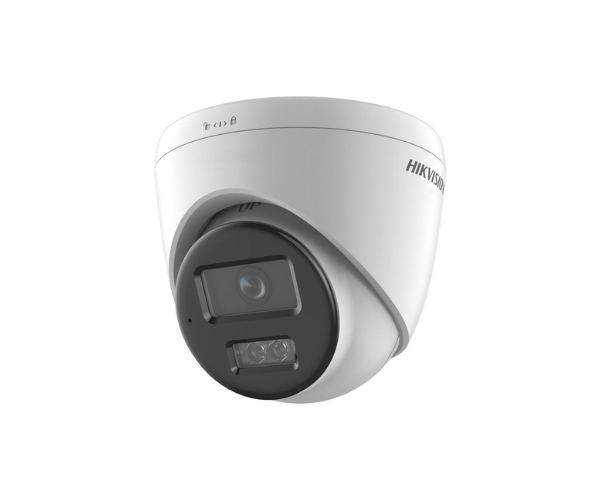 8MP/4K DS-2CD1383G2-LIU(F) Turret Security Camera with Smart Hybrid Light, PoE, Micro SD Slot & Smart Detection - Ideal for Home & Business Surveillance