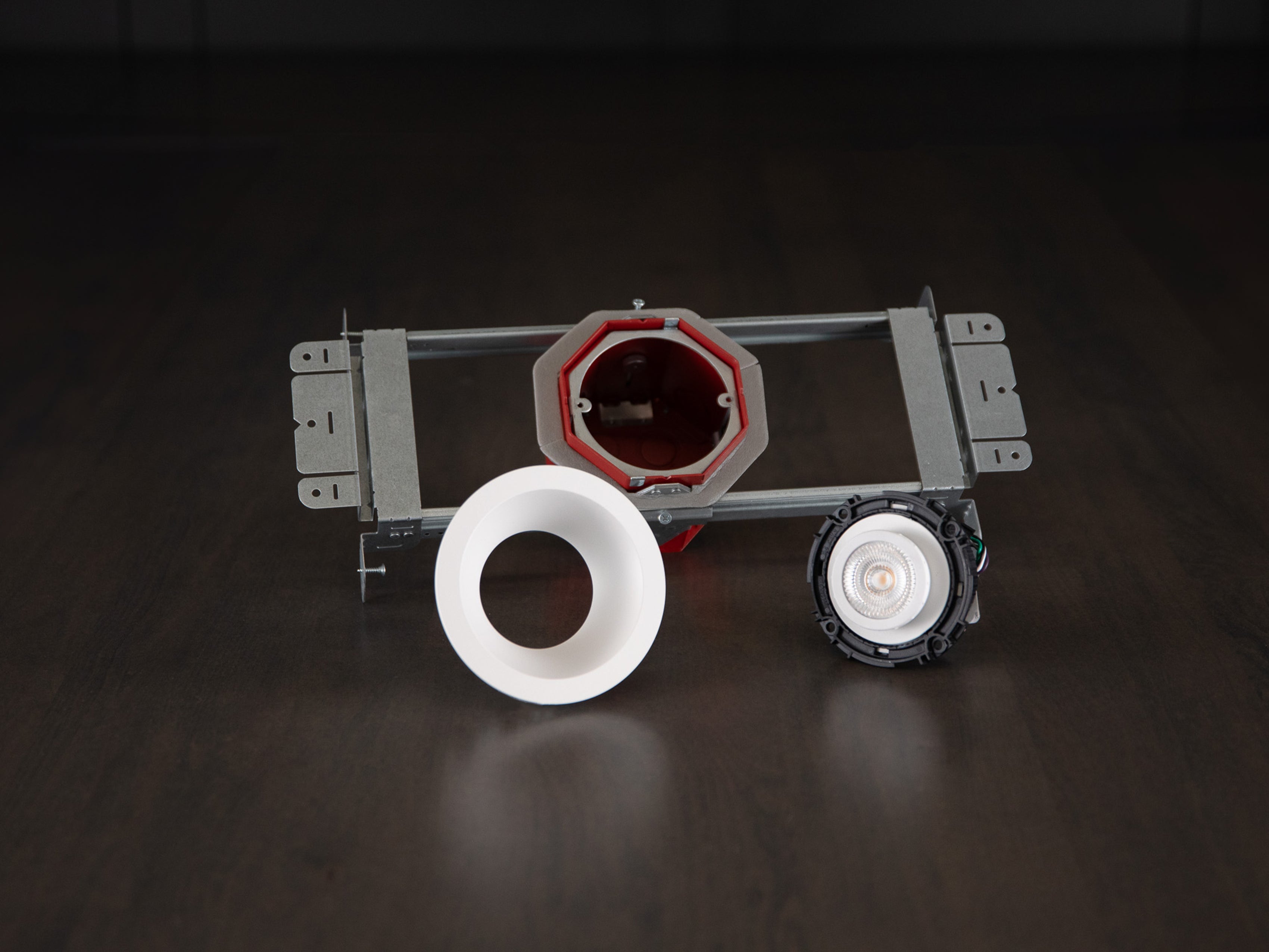 DMF Open Box Kit - DRD4 New Construction Recessed Lighting Fixture for Home & Office | Easy Installation, Energy Efficient LED Lights