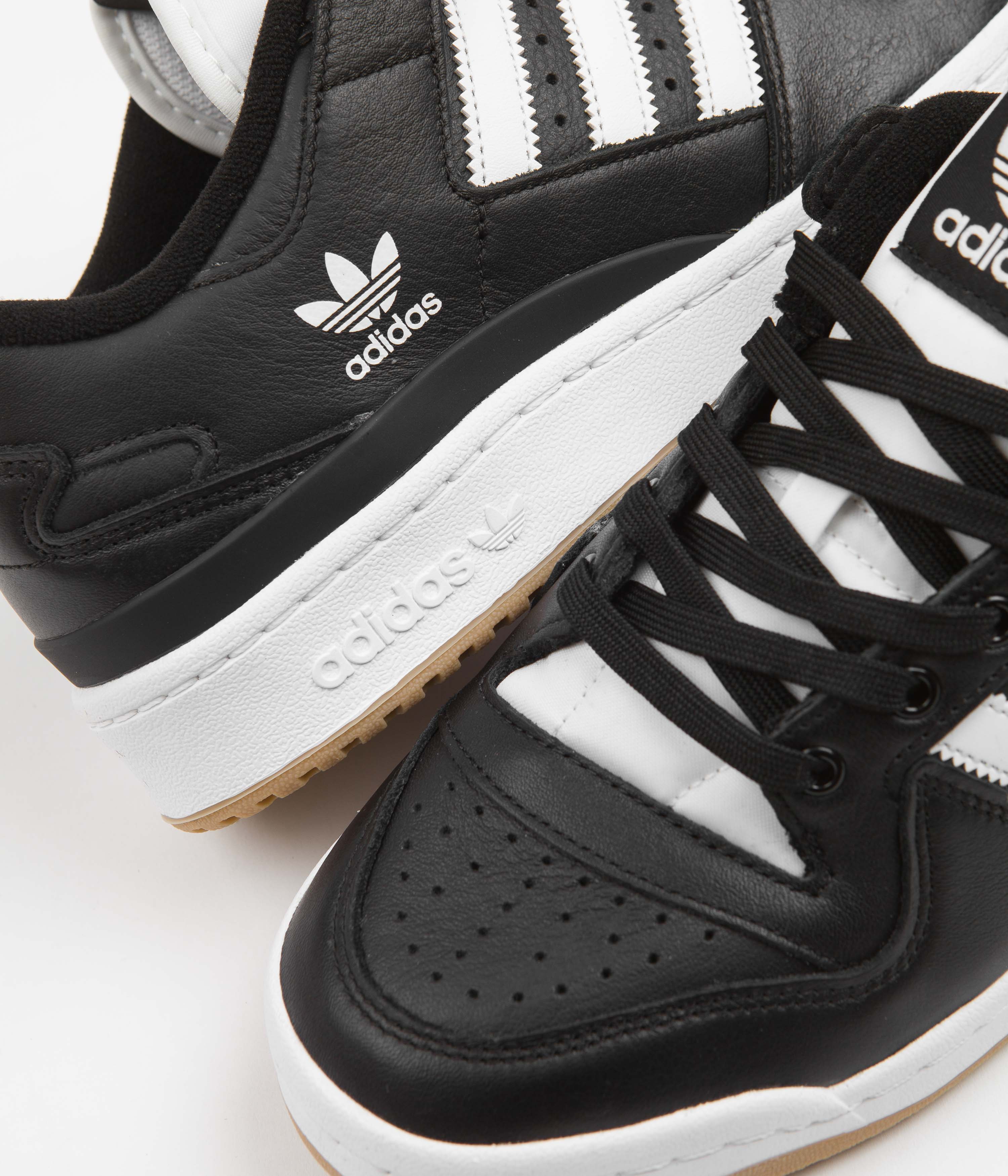 Adidas Forum 84 Low ADV Sneakers - Core Black & Chalk White - Men's Basketball Shoes for Casual Wear & Street Style