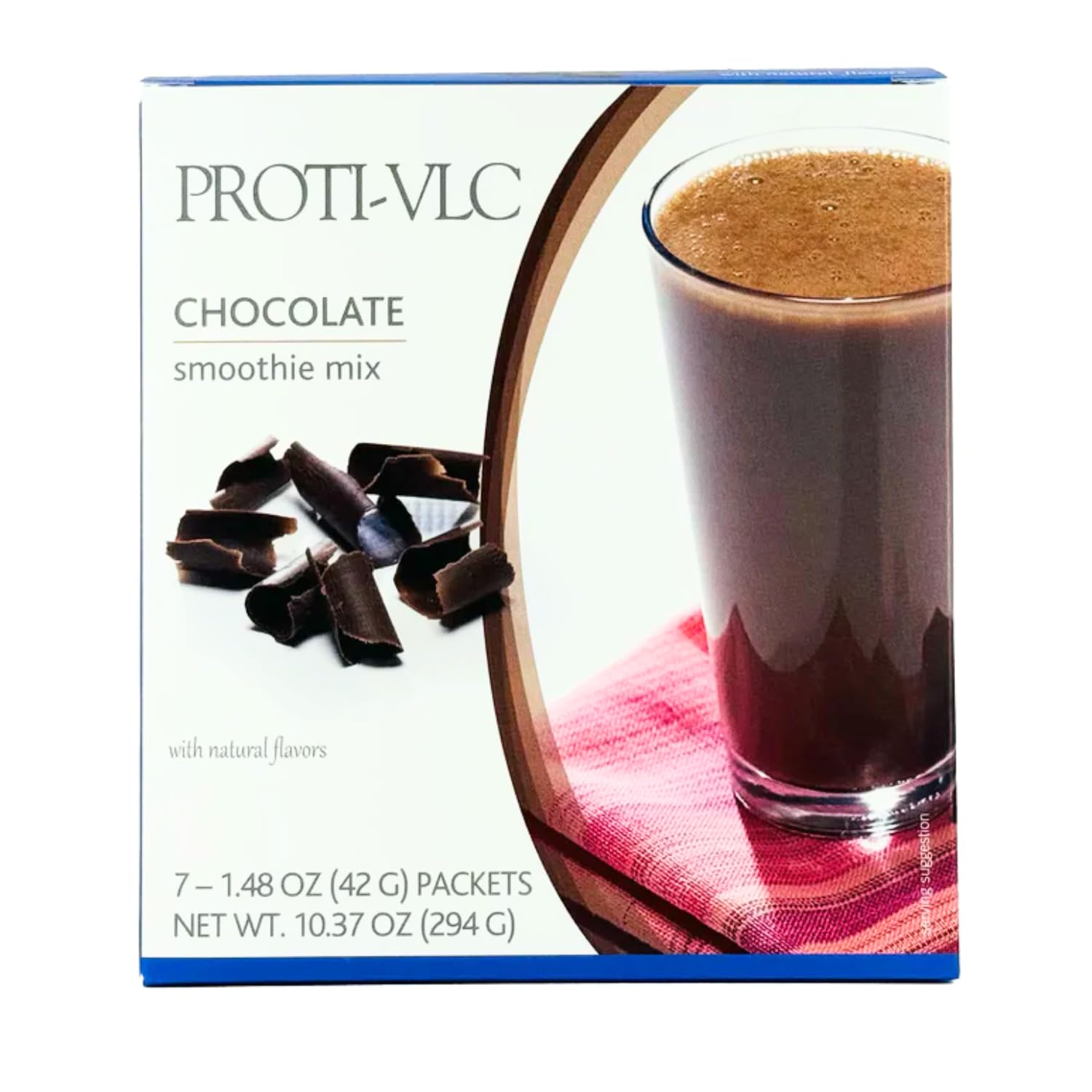 High Protein Smoothie Mix - Low Calorie, Low Fat, Low Sugar, Low Carb - Ideal Protein Compatible - Chocolate Flavor - 7 Servings Per Box | Perfect for Post-Workout Recovery, Weight Management & Healthy Breakfast Smoothies