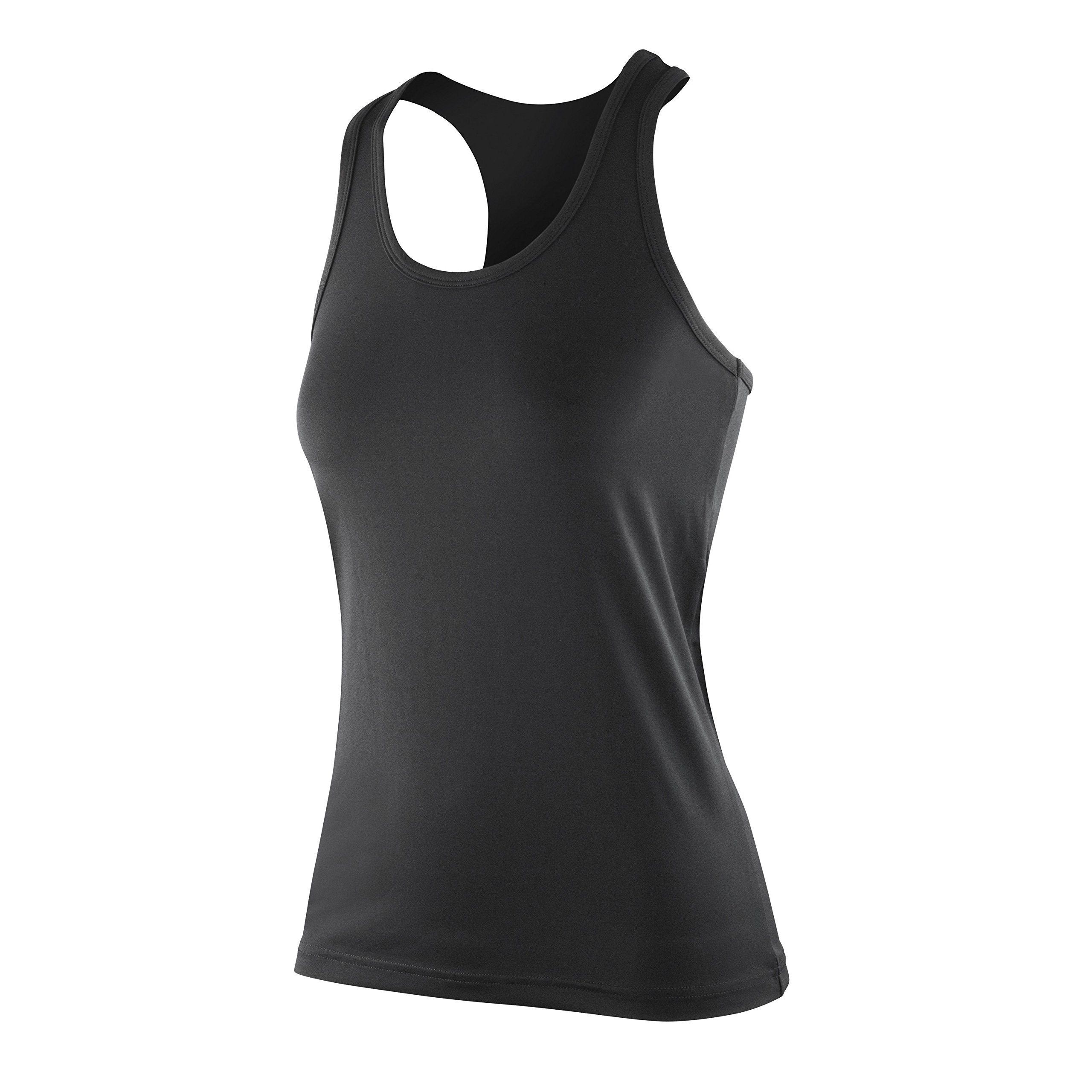 Spiro Women's Softex Stretch Fitness Vest Top - Breathable Workout Tank for Yoga, Running & Gym - XS (Peppermint Green) - Lightweight Athletic Wear for Active Lifestyles