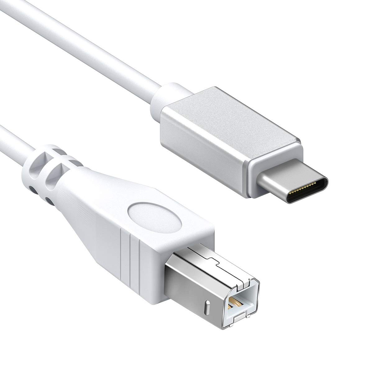 Ancable USB C to USB B MIDI Cable 1M/3.3ft - Type C to USB MIDI Interface Cord for Samsung, Huawei Laptop, MacBook - Connect MIDI Controller, Keyboard, Audio Interface - Perfect for Music Production, Recording Studio & Live Performances