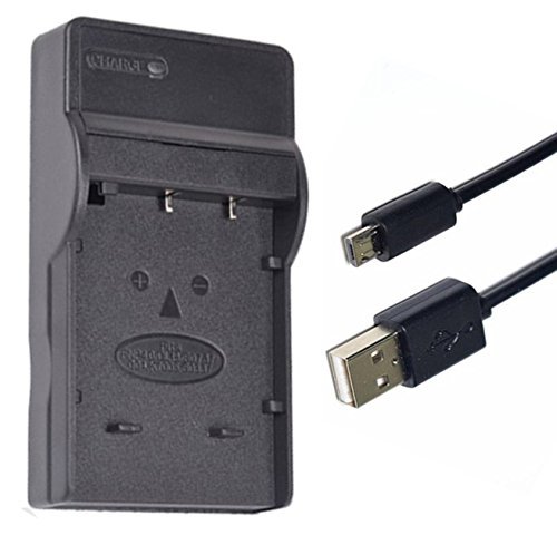 Panasonic Lumix DMC-ZS60K ZS70K ZS100K Replacement Micro USB Battery Charger | Compatible with Digital Cameras | Perfect for Travel Photography & Outdoor Shooting