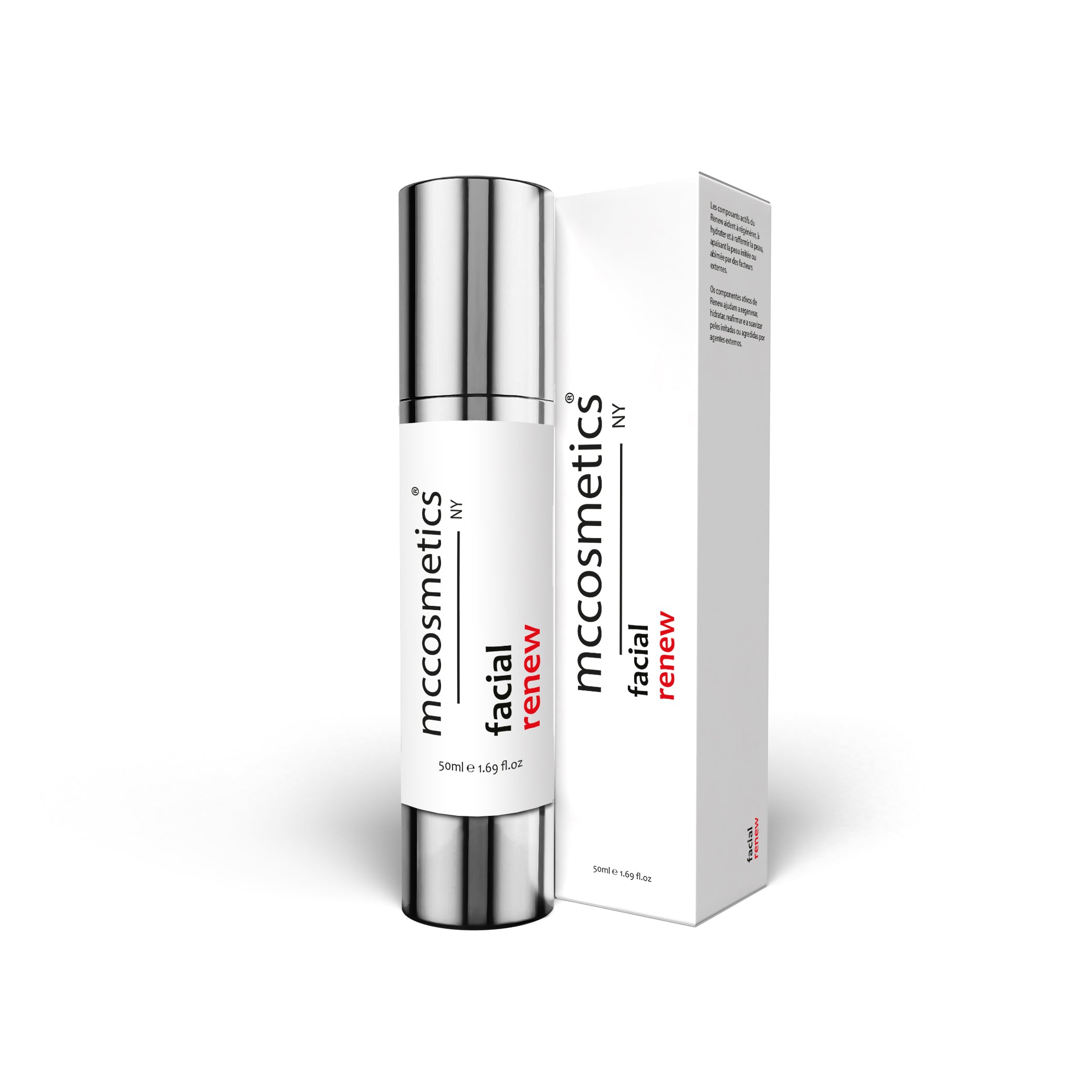 MCCosmetics NY Anti-Aging Facial Renew Cream - Hydrating & Firming Moisturizer for Wrinkles & Fine Lines | Day & Night Skincare Routine for Women & Men