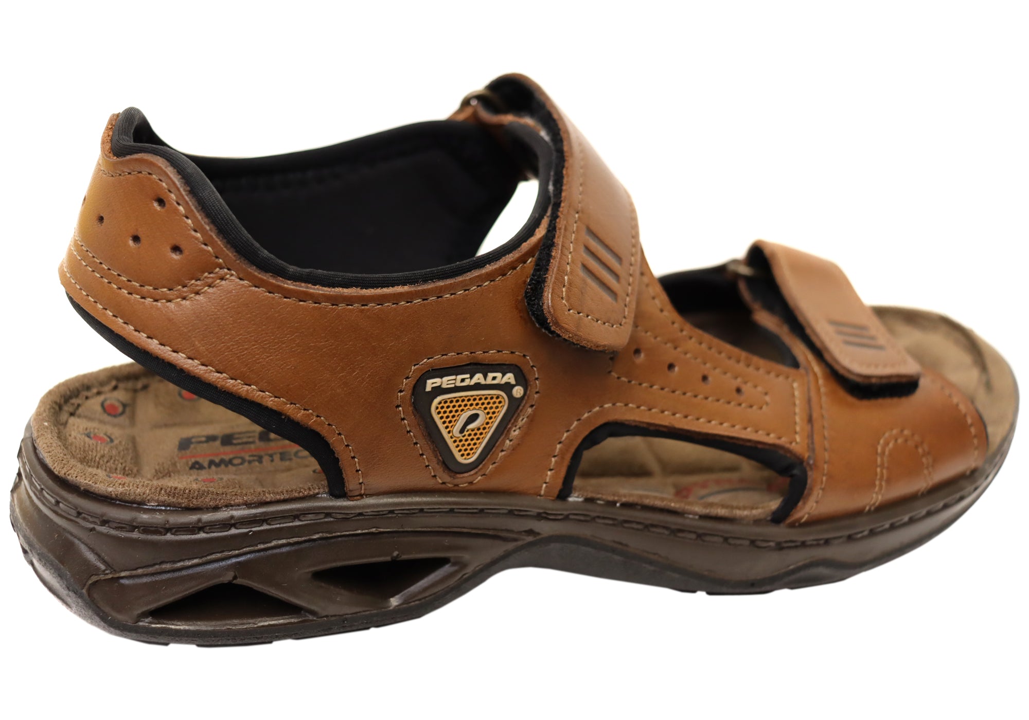 Premium Dusty Brown Men's Leather Adjustable Sandals - Handcrafted in Brazil - Perfect for Beach, Vacation & Summer Outdoor Activities