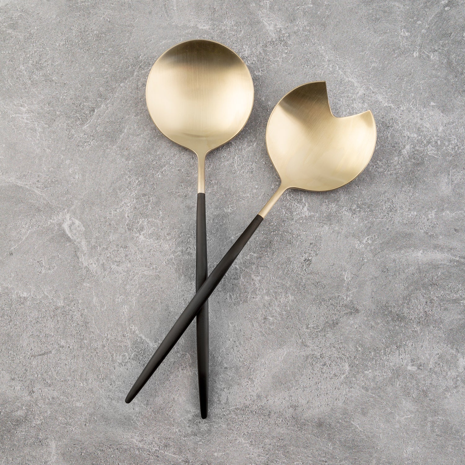Elegant Black Champagne Satin 2-Piece Serving Set - Perfect for Dinner Parties, Wedding Receptions & Formal Events