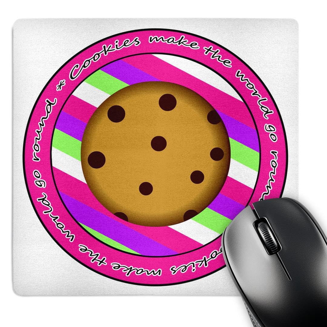 3D Rose 8x8 Inch Non-Slip Mouse Pad - 