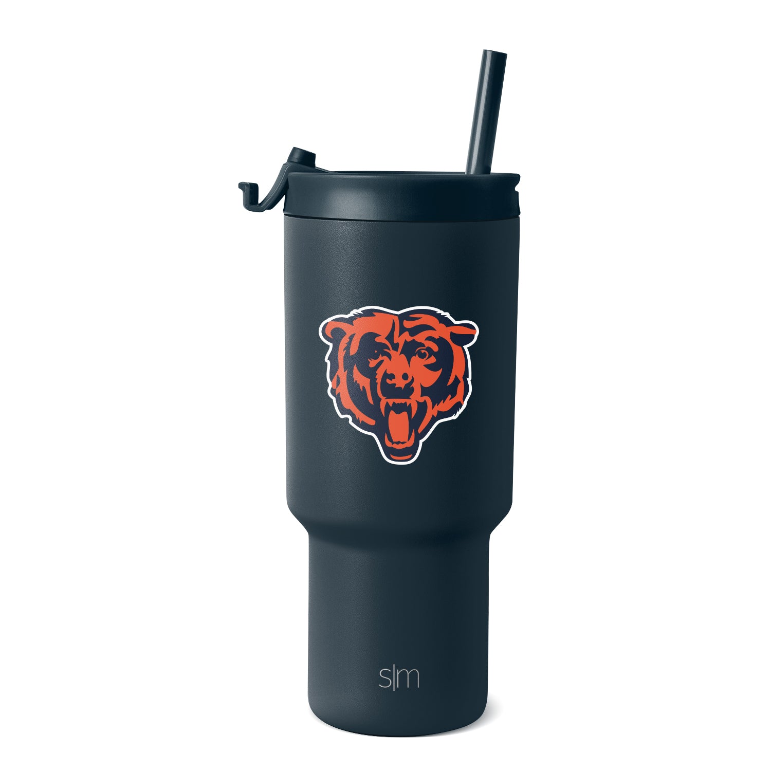 NFL Team Logo Insulated Stainless Steel Tumbler with Lid and Straw - 20oz Travel Mug for Hot & Cold Drinks - Perfect for Game Day, Office, Gym, and Outdoor Activities
