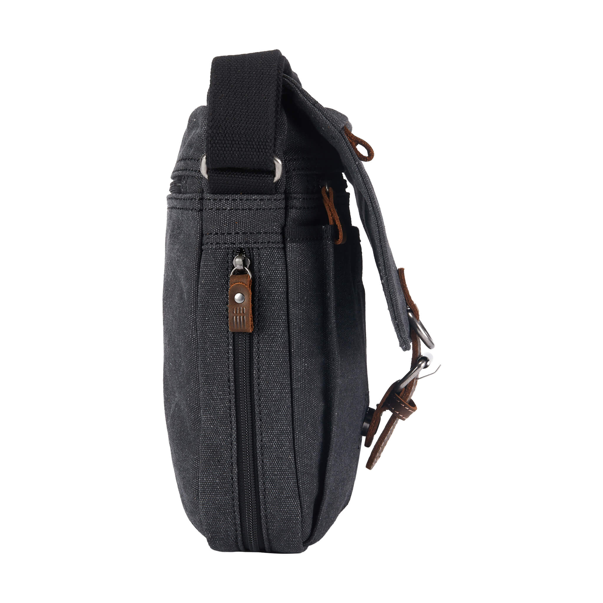 TRP0211 Troop London Classic Canvas Crossbody Bag for Men & Women - Stylish & Durable Everyday Shoulder Bag for Work, Travel & Casual Outings