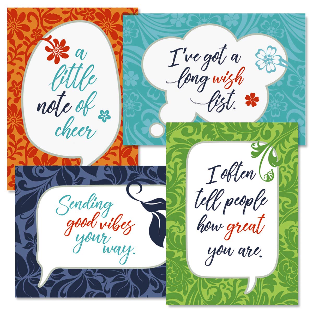 Friendship Greeting Cards Set of 8 (4 Designs) - 5