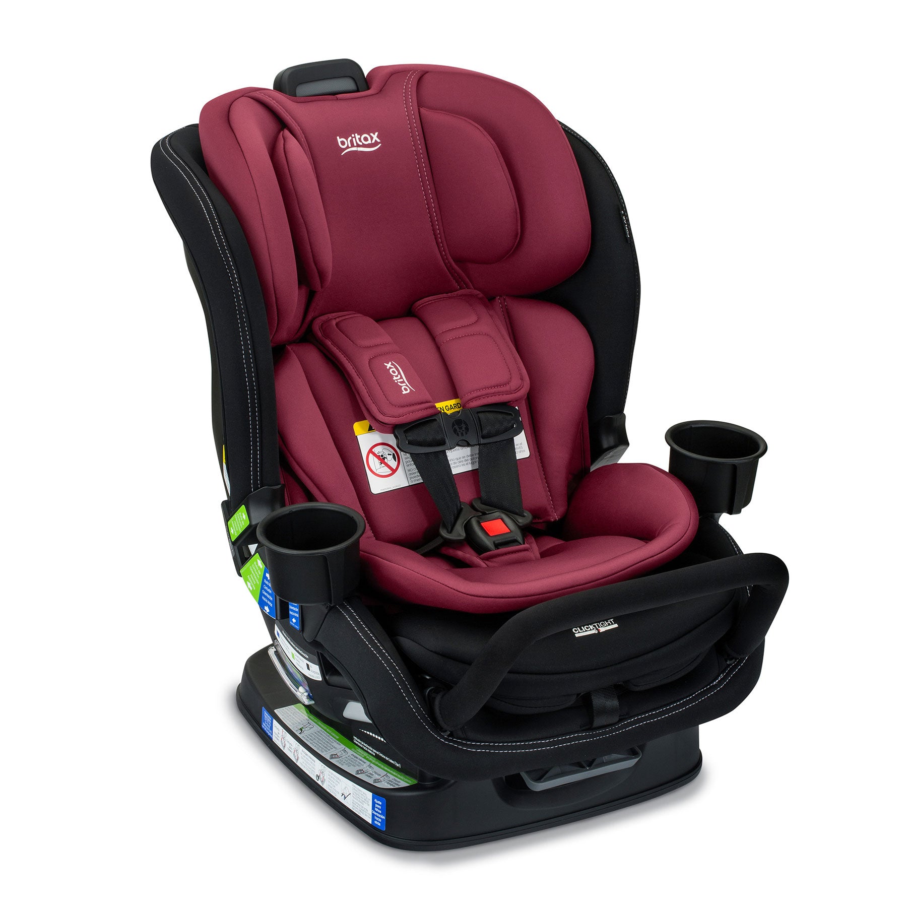 Britax Poplar S ClickTight Convertible Car Seat - Safe & Comfortable for Infants to Toddlers (5-65 lbs) | Easy Installation & Adjustable Headrest | Perfect for Family Travel & Daily Commutes