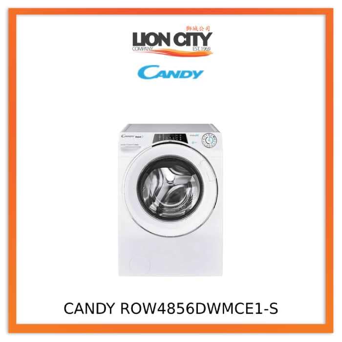 Candy ROW4856DWMCE1 S Rapido 8kg Front Load Washer & 5kg Dryer Combo - Perfect for Small Apartments & Laundry Rooms
