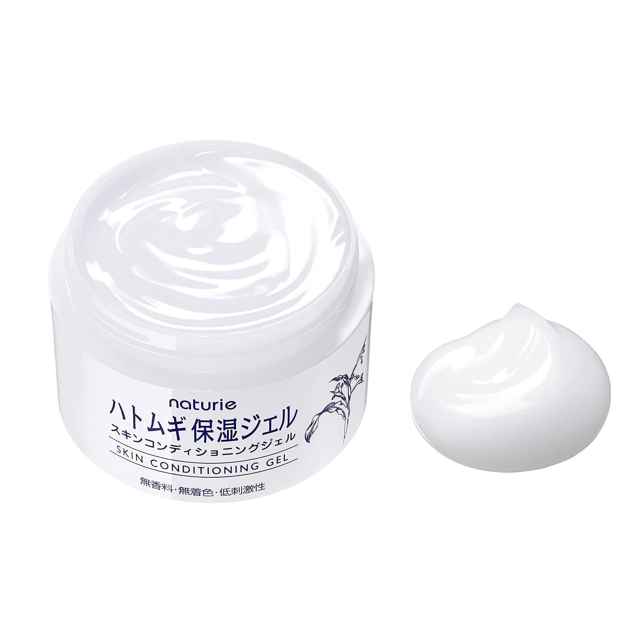 Naturie Hatomugi Skin Conditioning Gel - Job's Tears Hydrating Gel 180g for Face & Body - Moisturizing Skincare for Dry Skin, Perfect for Daily Use & Travel